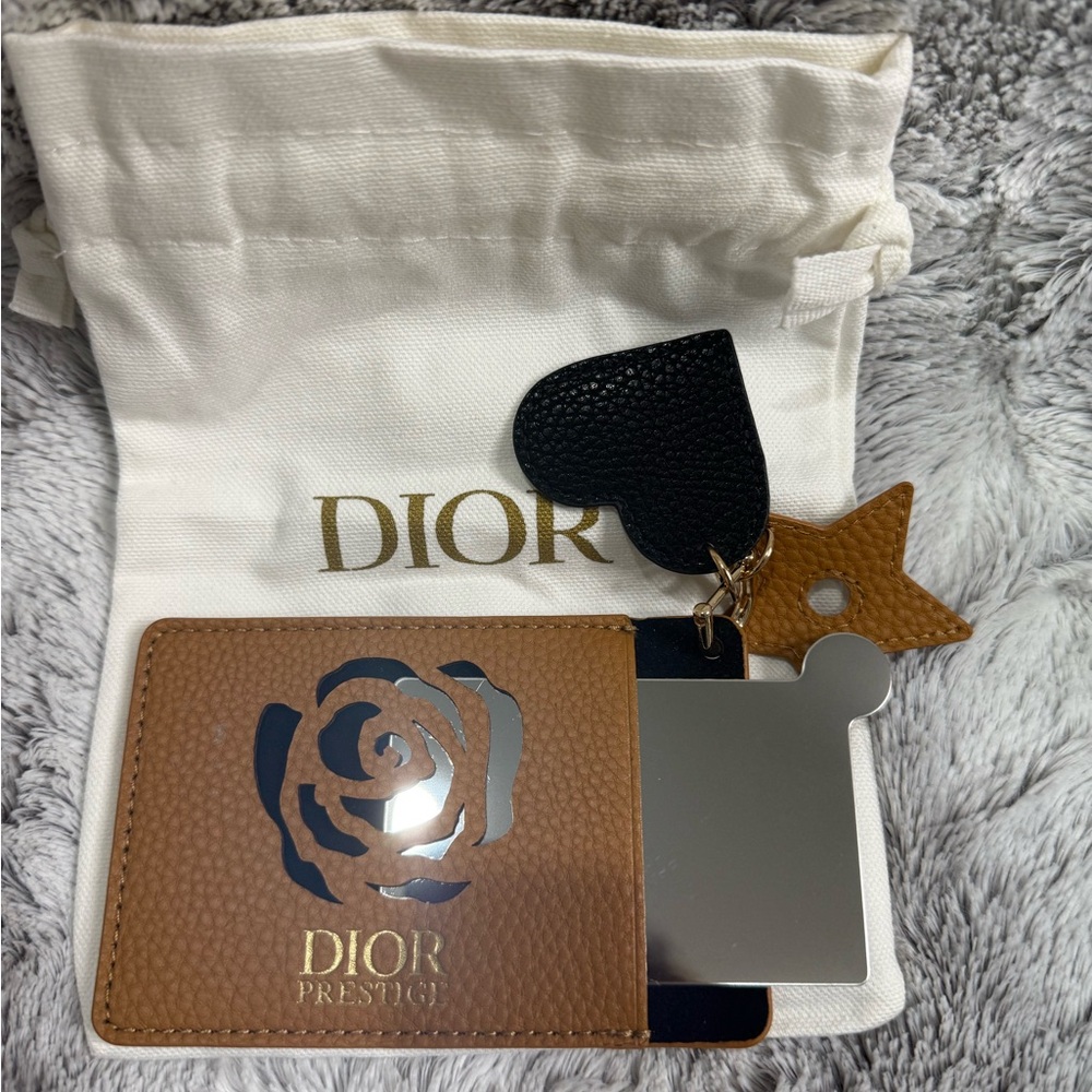 Dior VIP Prestige Card Holder with Mirror and Charms